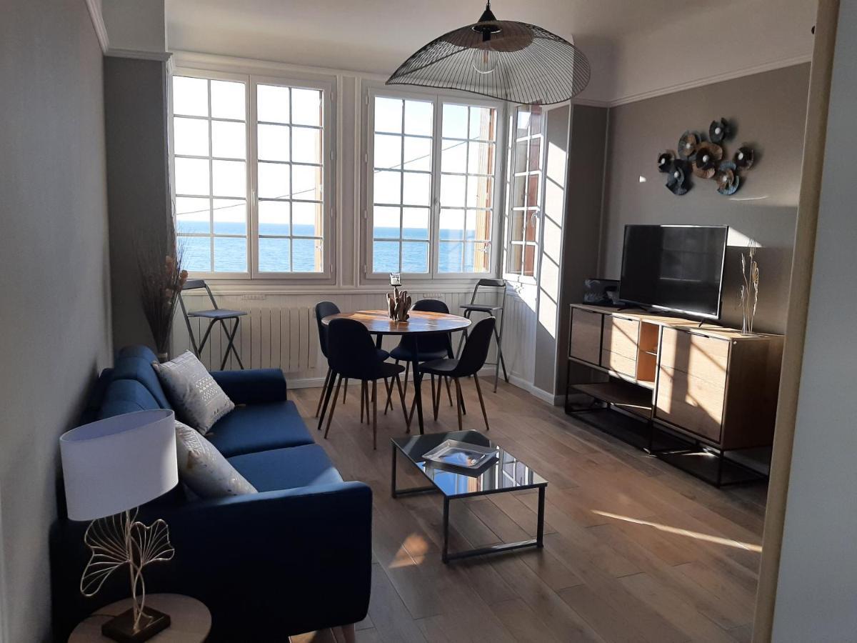 Au Gre Des Marees, Appartement Face A La Mer, Classe 3 Etoiles Ault Εξωτερικό φωτογραφία
